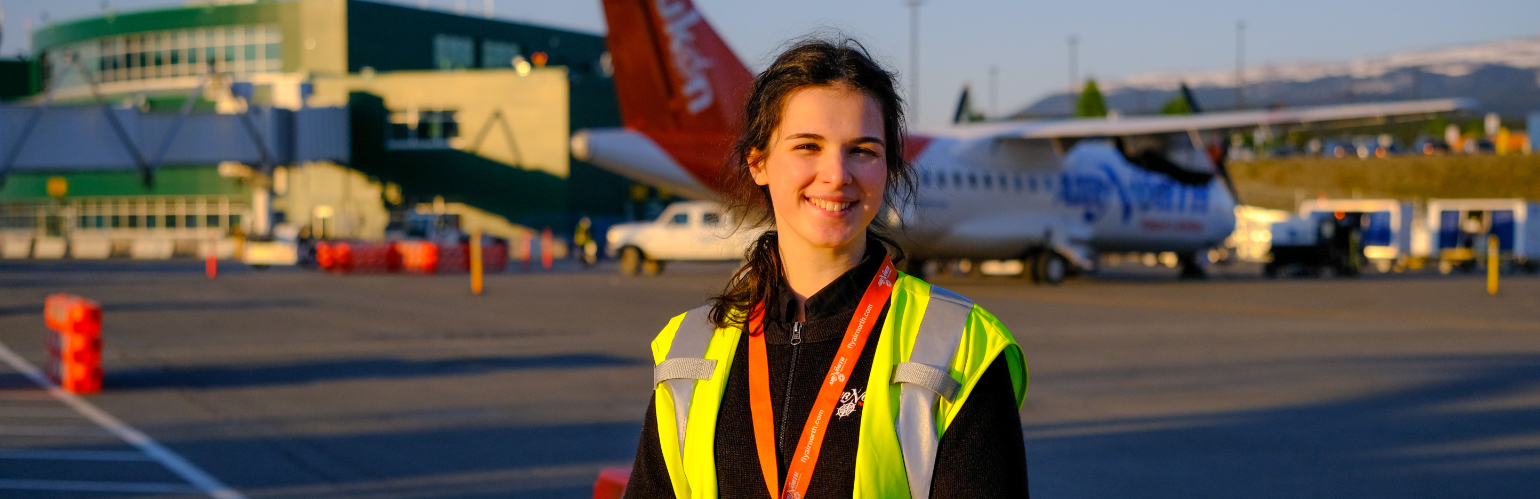 An Air North Passenger Services Agent is ready to assist