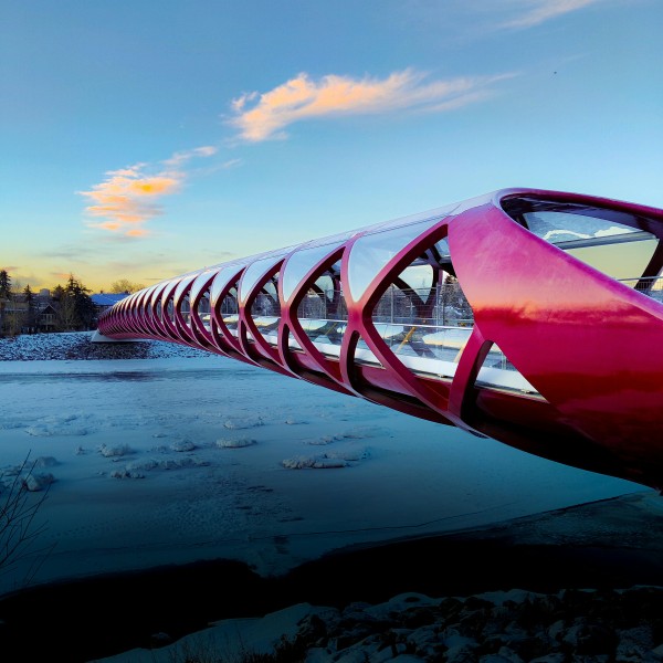 Calgary Peace Bridge Photo by Dilusha Gonagala