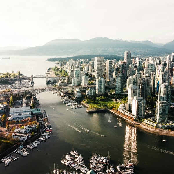 Vancouver aerial view