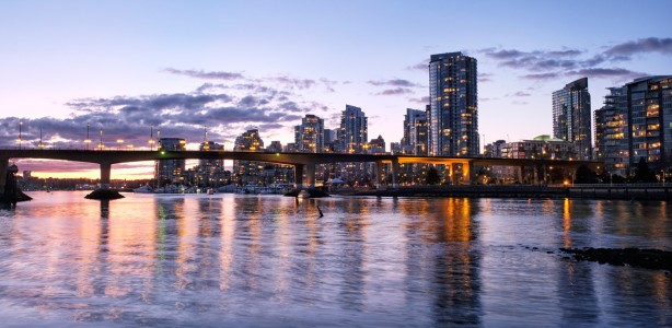 Vancouver at night