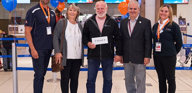 Air North Yukon's Airline 3 Millionth Passenger Sept2022