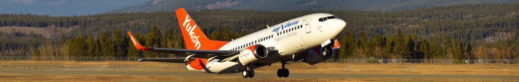 An Air North plane taking off for a flight