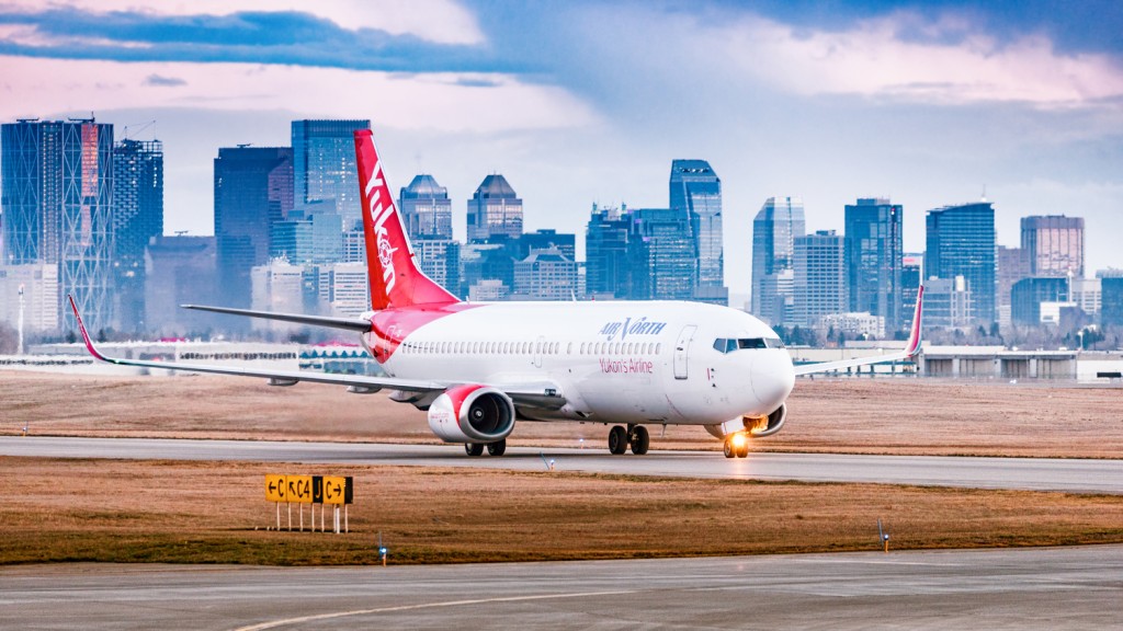 Calgary, AB and Air North Aircraft